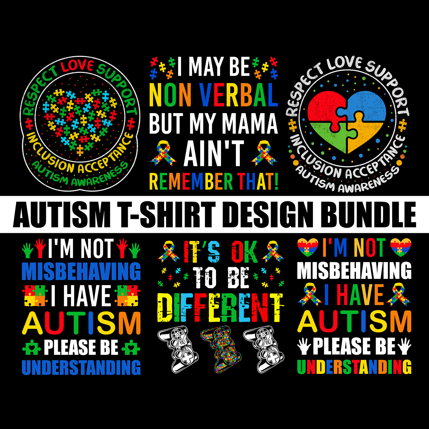 autism shirt design autism tshirt design graphic design  graphic t shirt t-shirt design vector T-Shirt Design autism shirt merch by amazon T-Shirt Design free Teespring T-shirt
