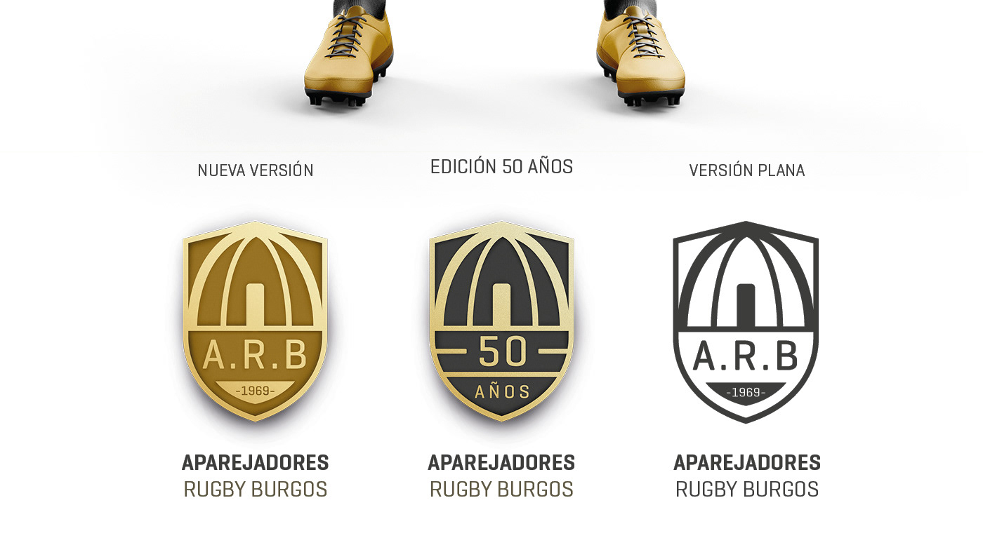 brand brochure design equipment football logo new RESTYLING Rugby
