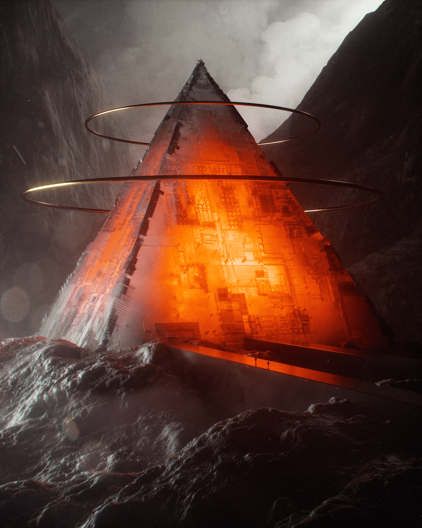 Red Pyramid Thing on Behance