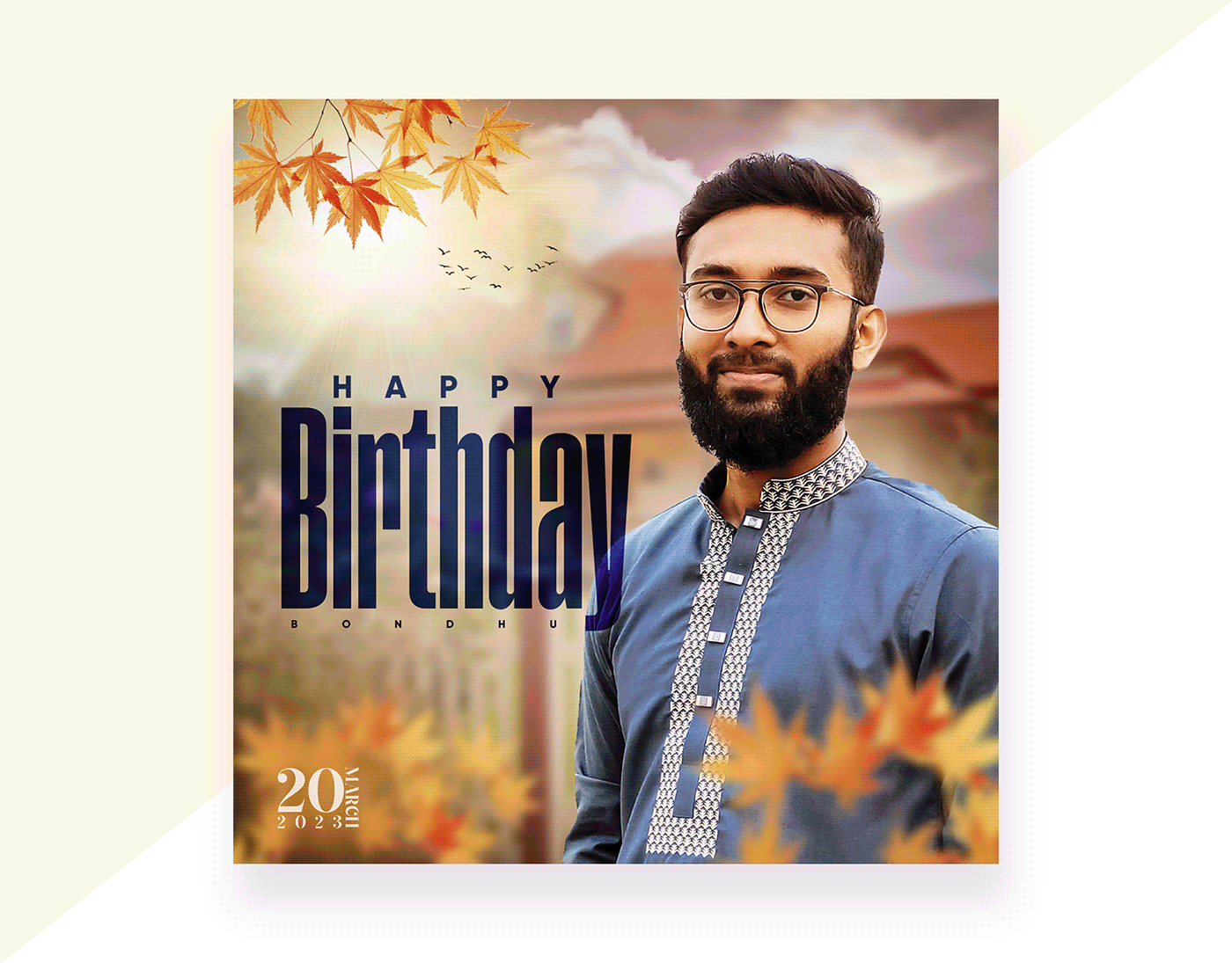 banner design facebook post fazle rabbi sarkar Happy  Birthday Happy  Birthday Design Instagram Post Social Media Banner Social media post ফজলে রাব্বী সরকার