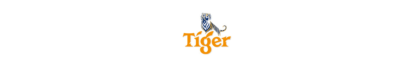animal asia beer brand drink fierce key visual painting   tiger vector