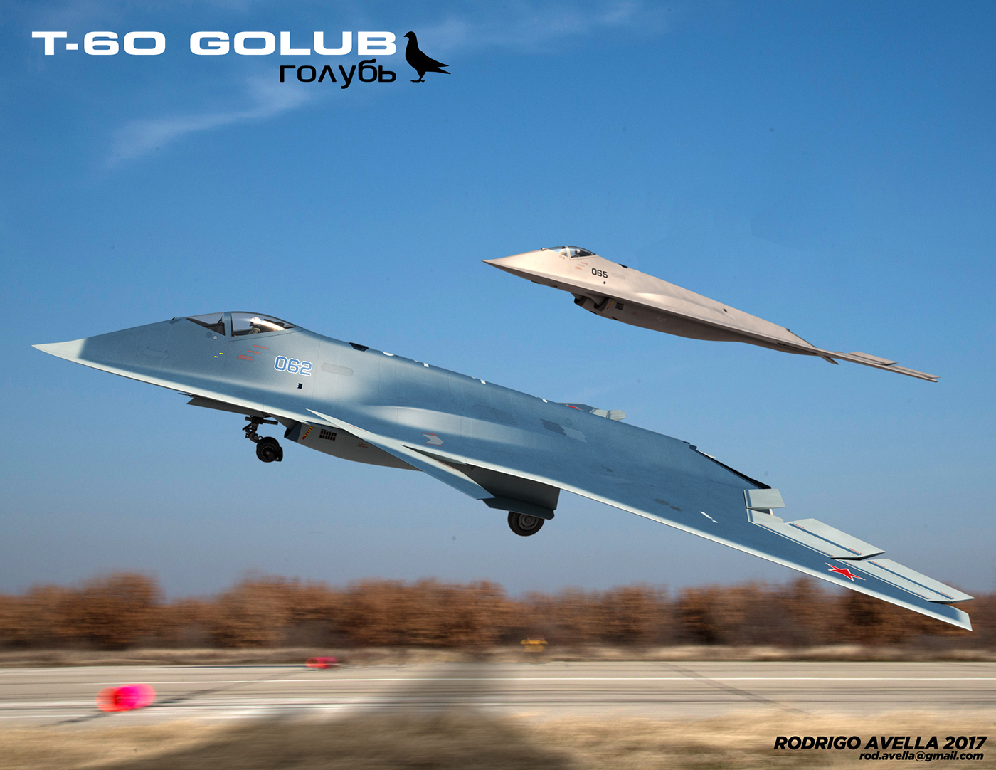 6th aircraft concept fighter future fx generation golub model pigeon russian sixth stealth study sukhoi t60 f/a-xx