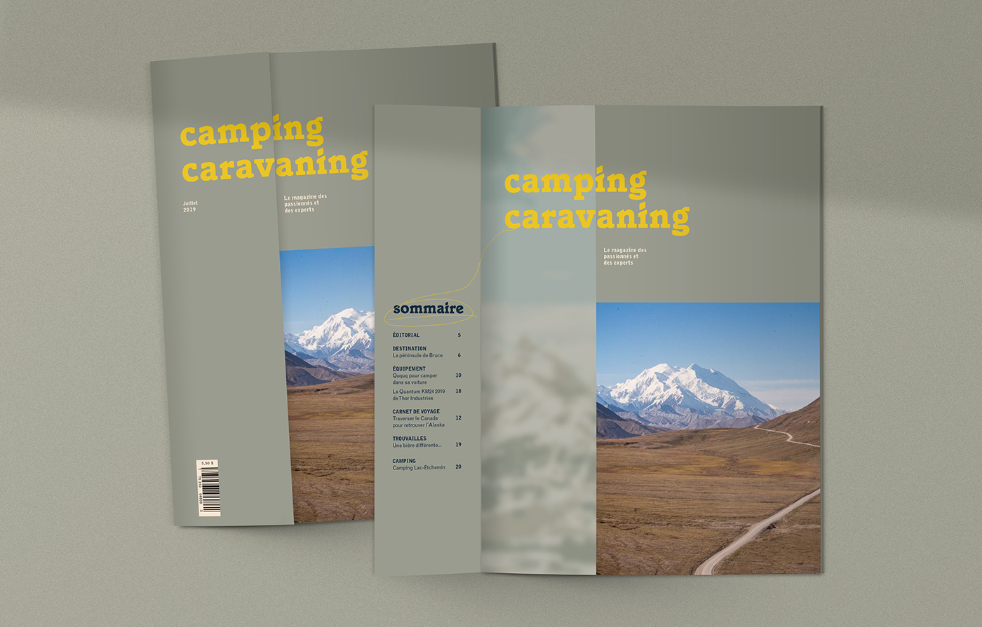 Magazine | Camping Caravaning on Behance
