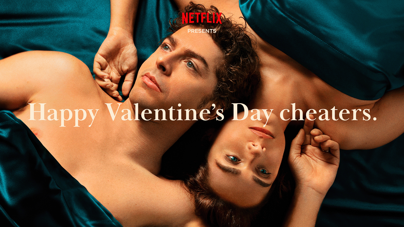 Advertising  commercial Netflix OOH special project stunt tv series tvc Valentine's Day
