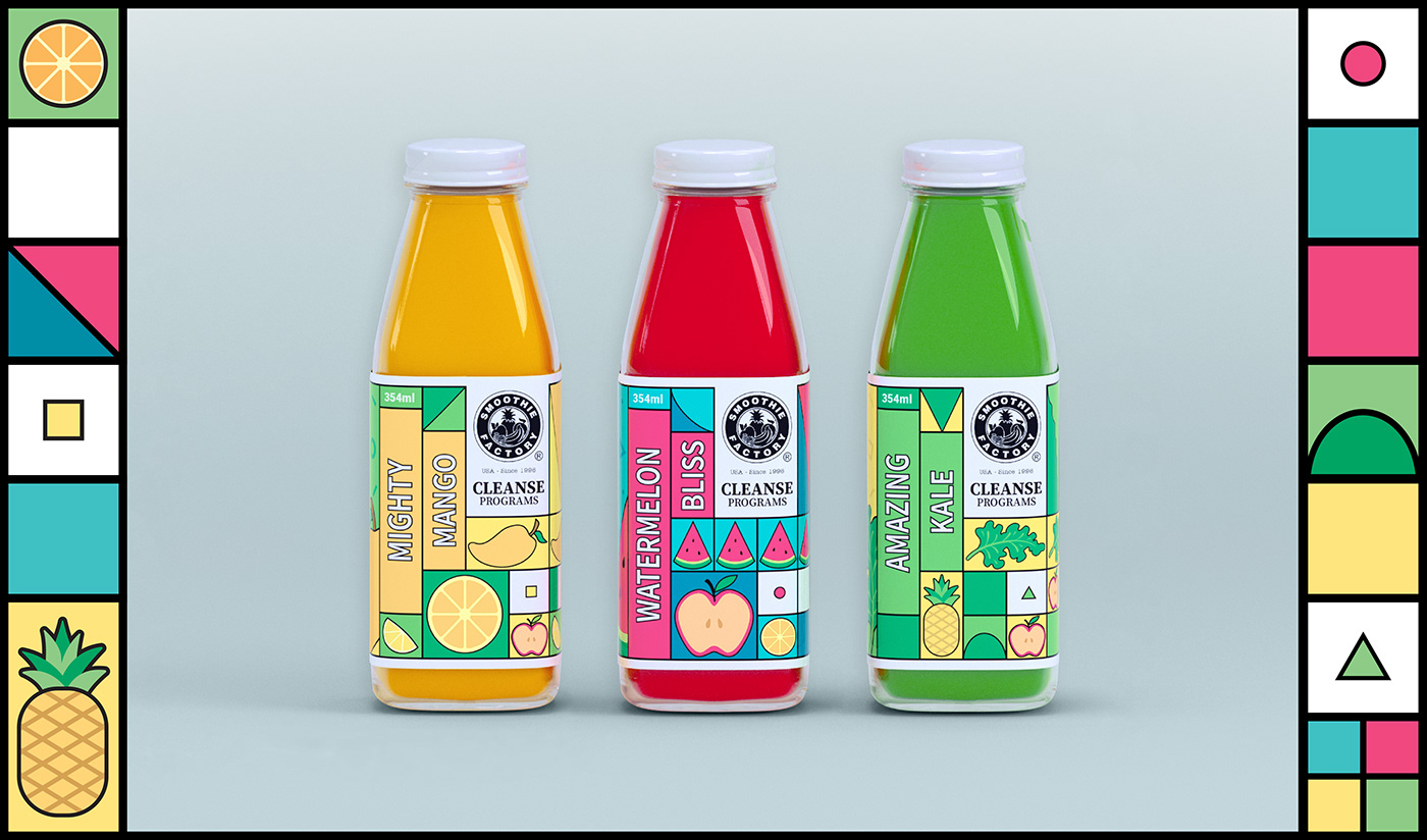 bottle Fruit juice package Packaging redesign brand Label portfolio