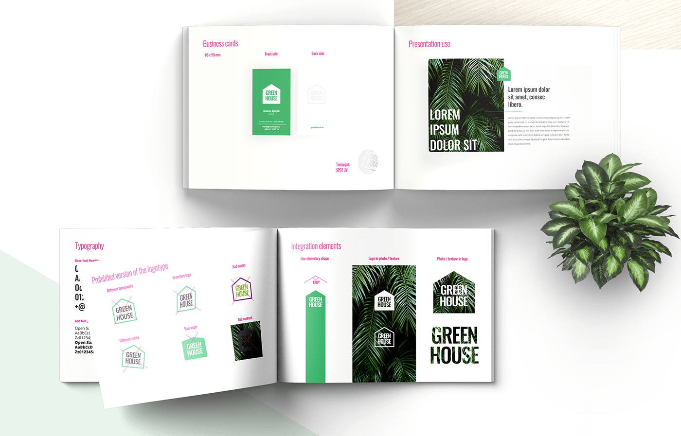 design green wall logo Logotype luxembourg marketing   Visual Communication Web