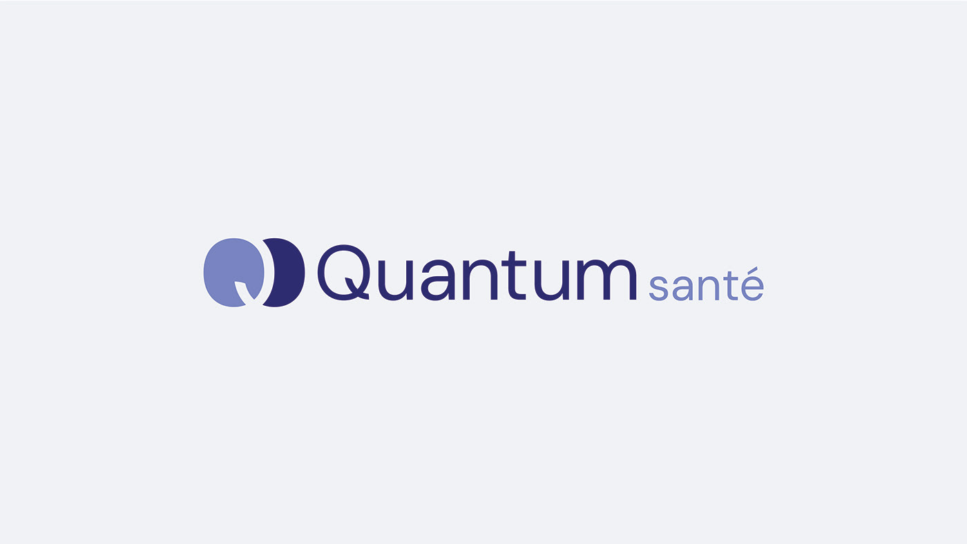 branding  Health santé quantum brand identity Web Design  Education eLearning formation negative space