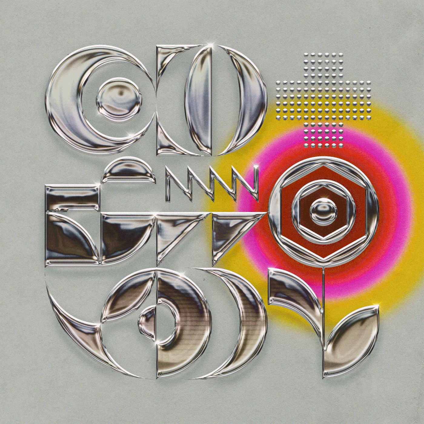 abstract art artwork bauhaus Digital Art  geometric graphics photoshop poster Y2K