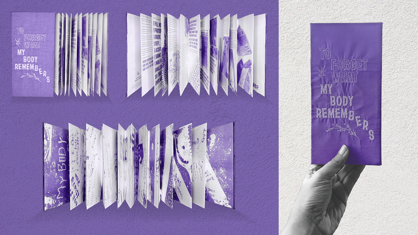 feminism publication publication design graphic design  community typography   risograph concertina
