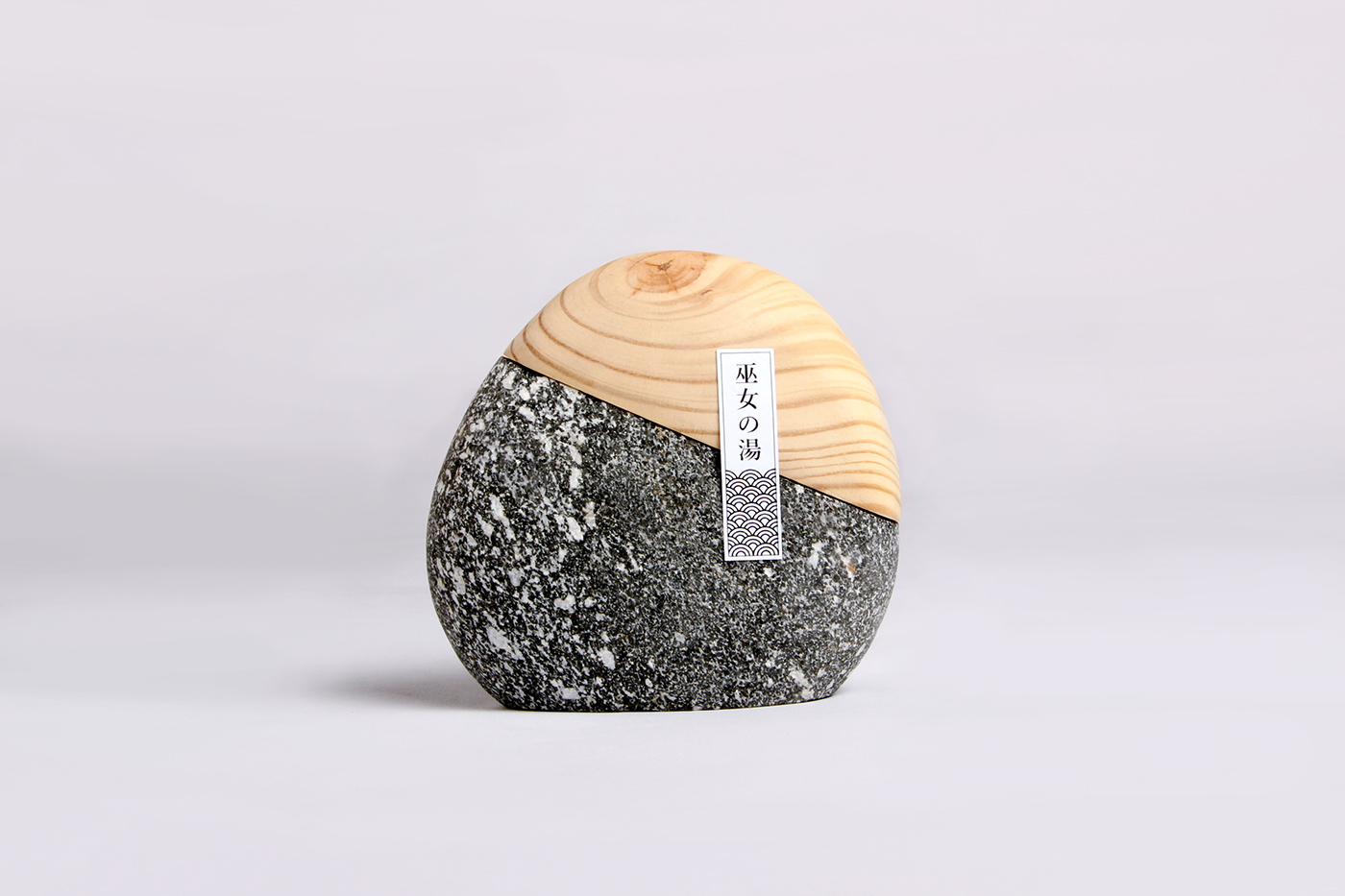 package stone wood craft handmade perfume product design 