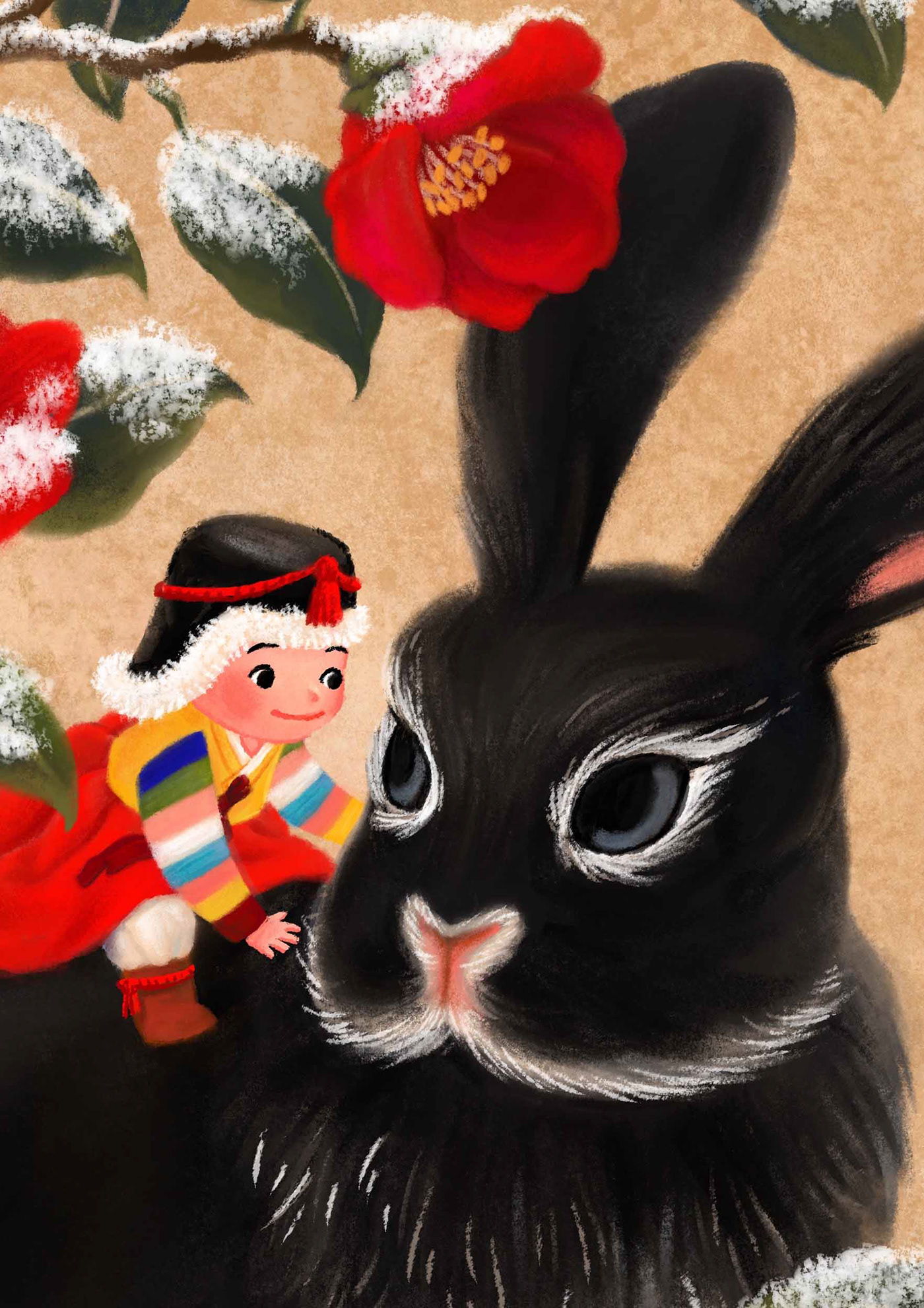 asian childrensbook kidlitart kids Korea korean Lunar New Year Picture book illustration picturebook rabbit