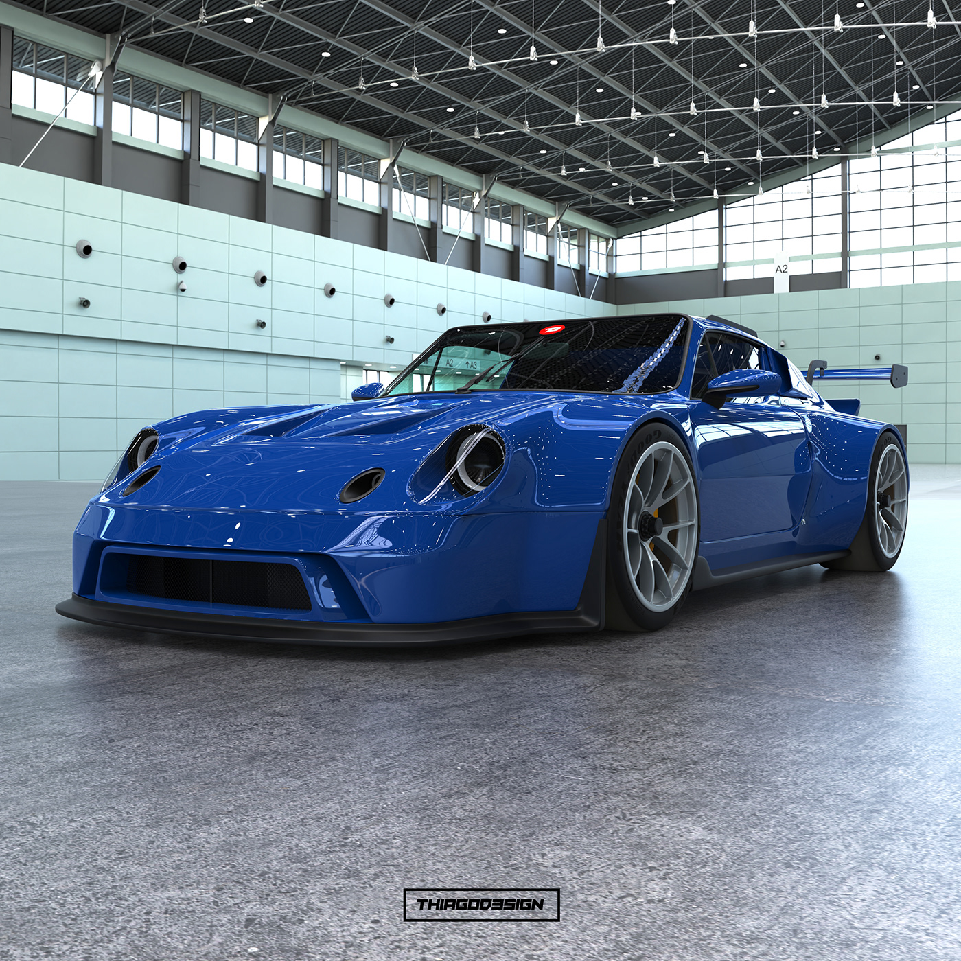 3D 911 GT3 automotive   car GT3 Porsche Porsche 911 Racing Render Vehicle