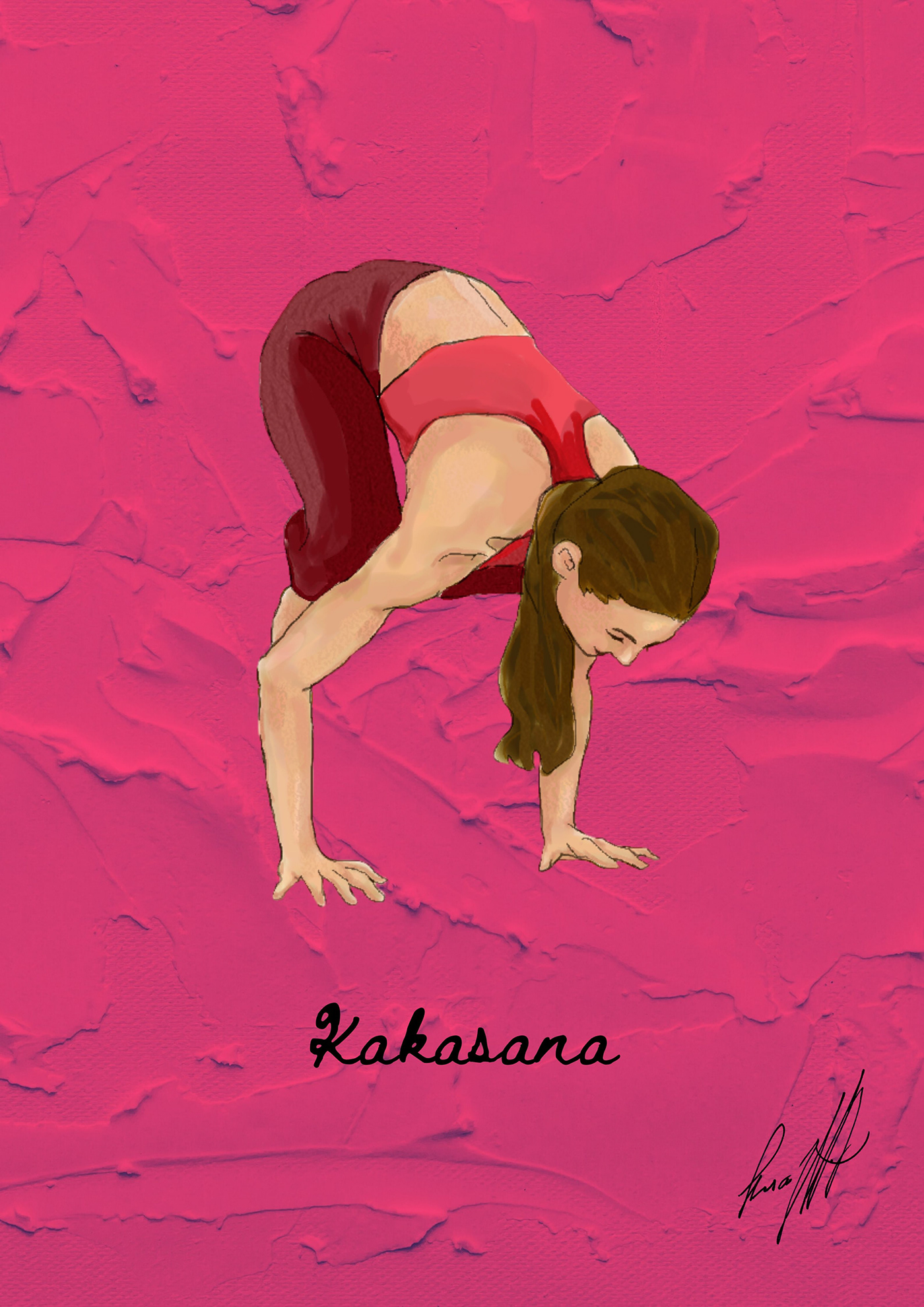 art graphic design  ILLUSTRATION  Yoga Yoga illustration
