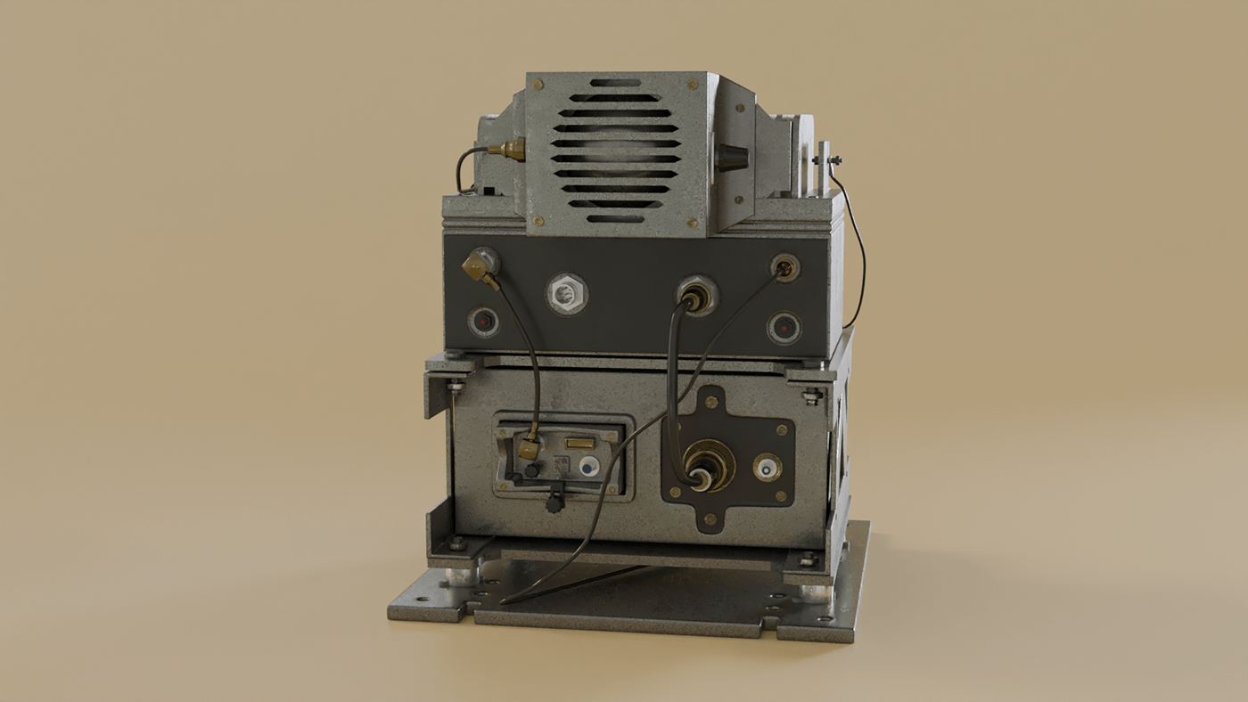 Military 3dmodeling texturing Radio 3dart Render 3ds max