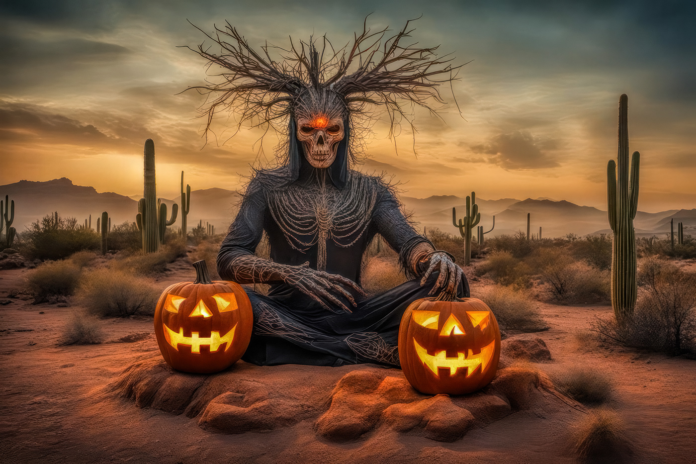 The Desert Southwest Cryptids are working away on their jack o lanterns in preparation for Halloween