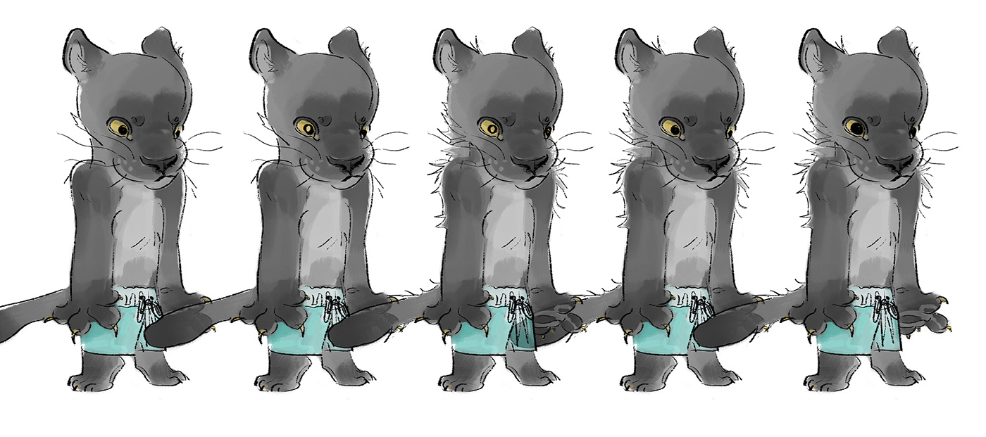 cartoon Character design  concept art expressions animation  animals feline Cat Felino