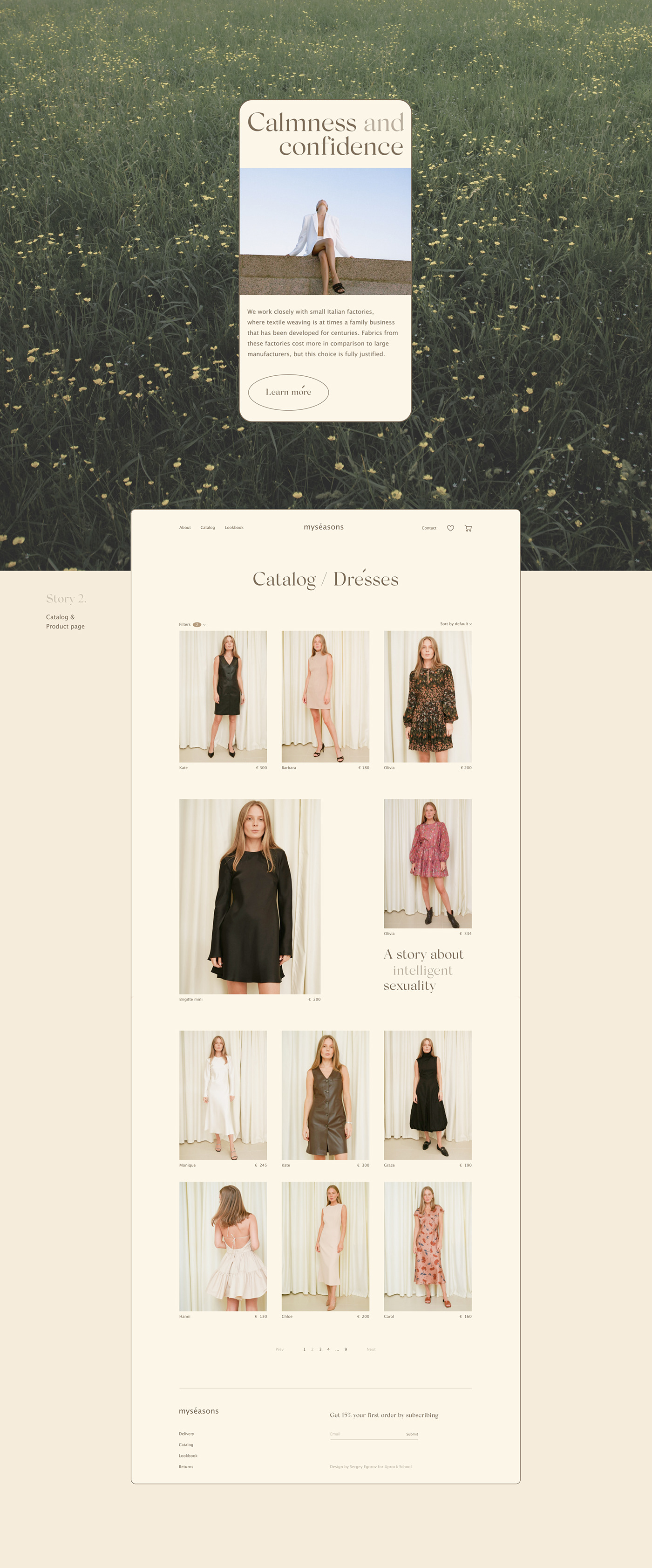 e-commerce e-store Fashion  interaction uprock ux/ui Web Webdesign
