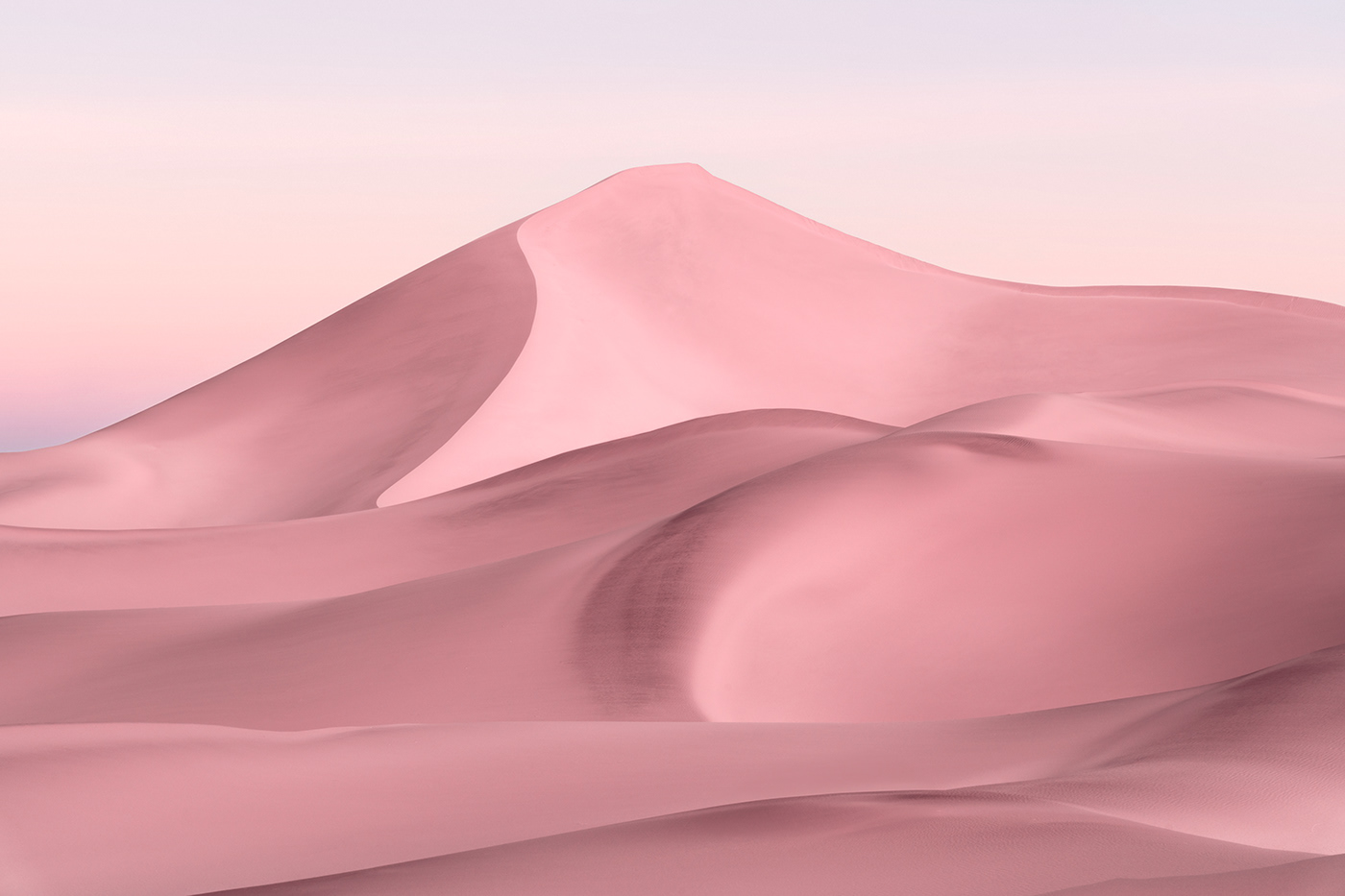 desert Magic Reality pink desert sand hill wallpaper 壁纸  粉色沙漠 魔幻现实 鸣沙山 Jonas daley