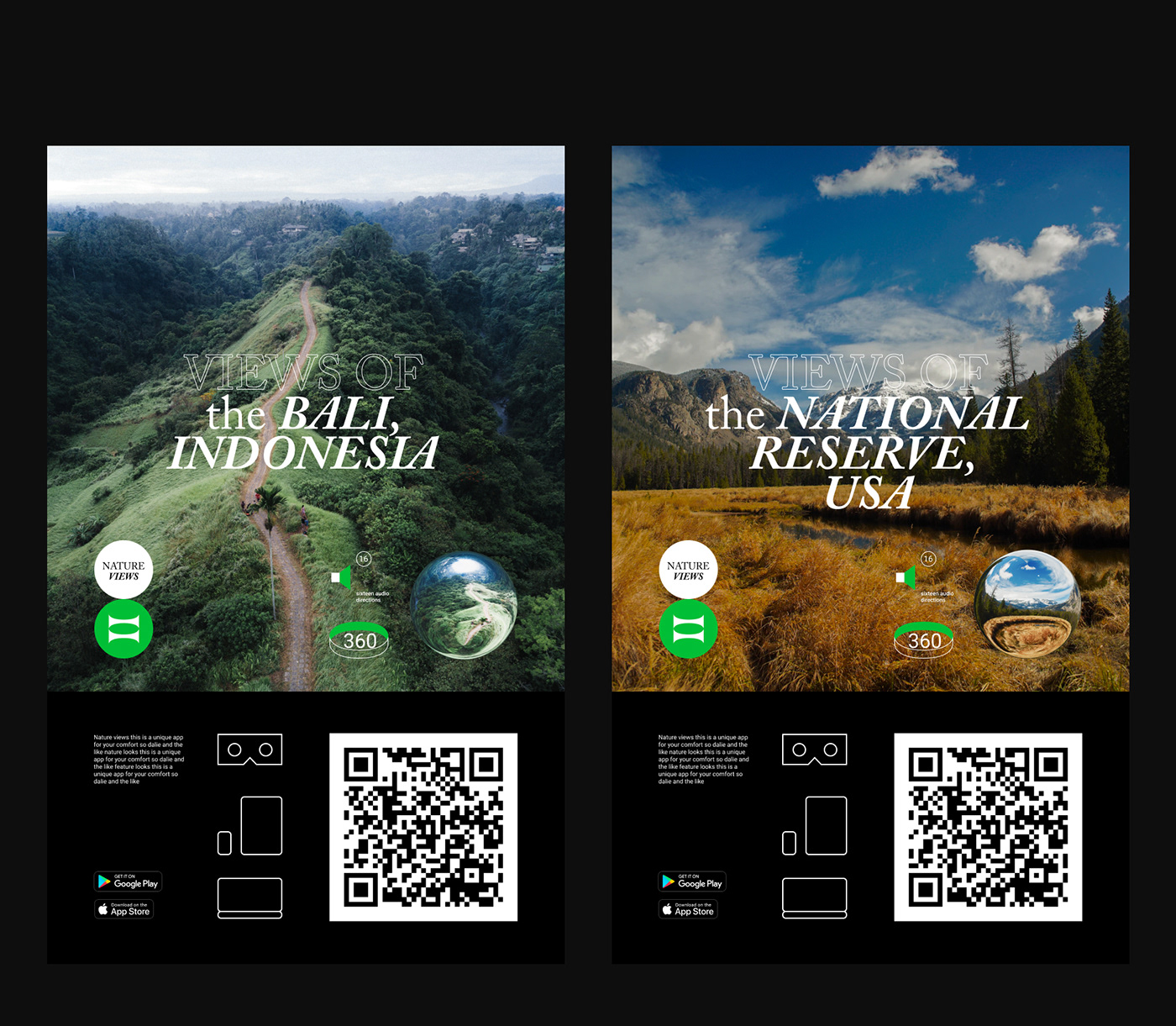 Nature Omni-Channel promo vr Web Webdesign