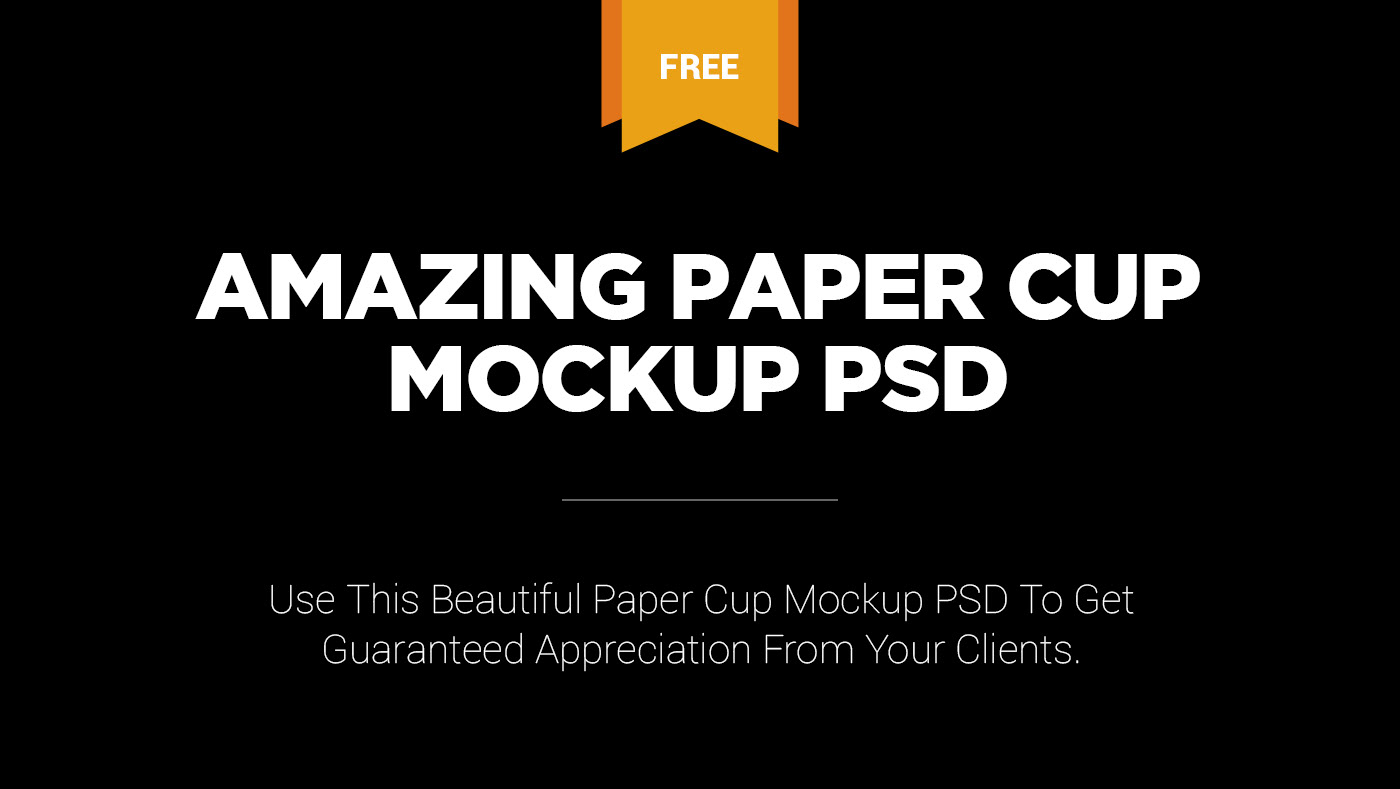 free freebie Mockup psd photoshop cup bag disposable Packaging branding 
