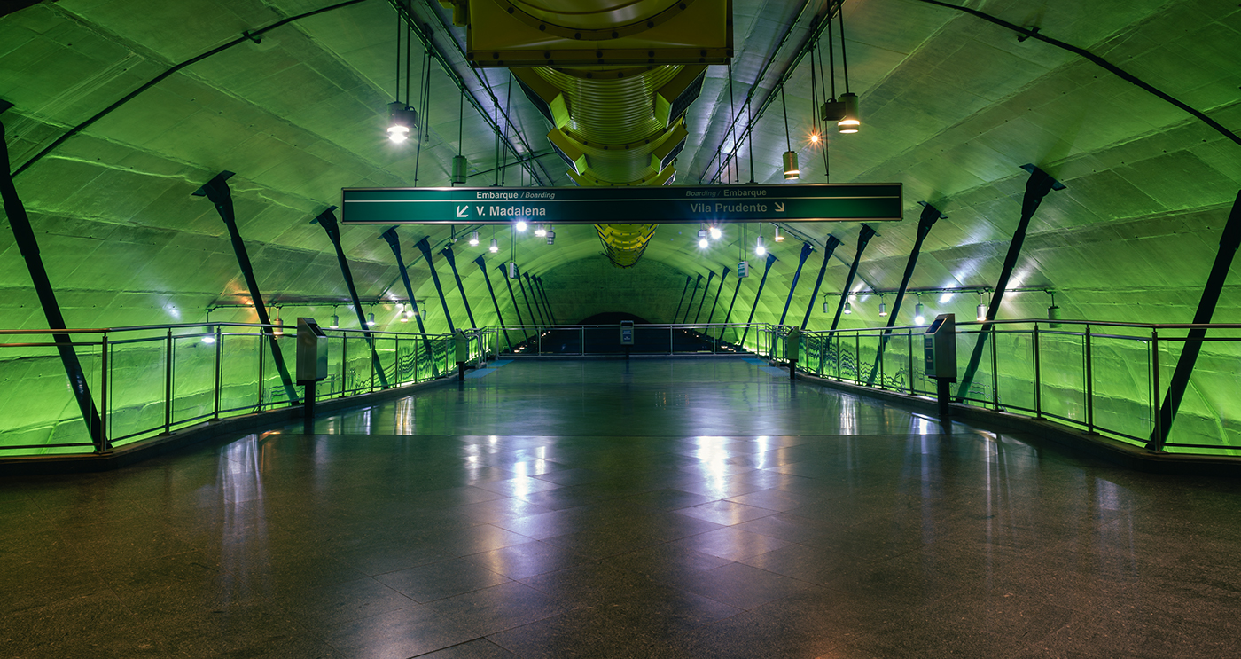 underground subway STATION metro architecture são paulo Photography  lights city Architecture Photography