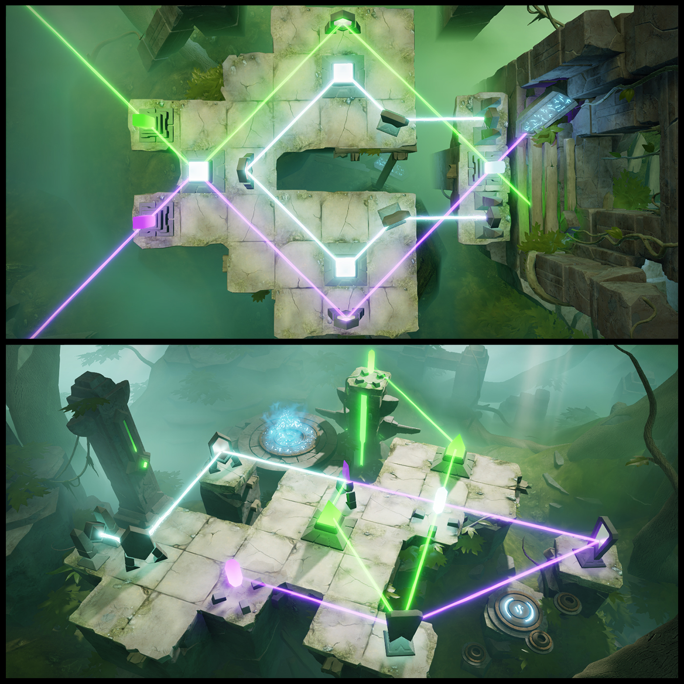 Archaica indiegame gamedev puzzle