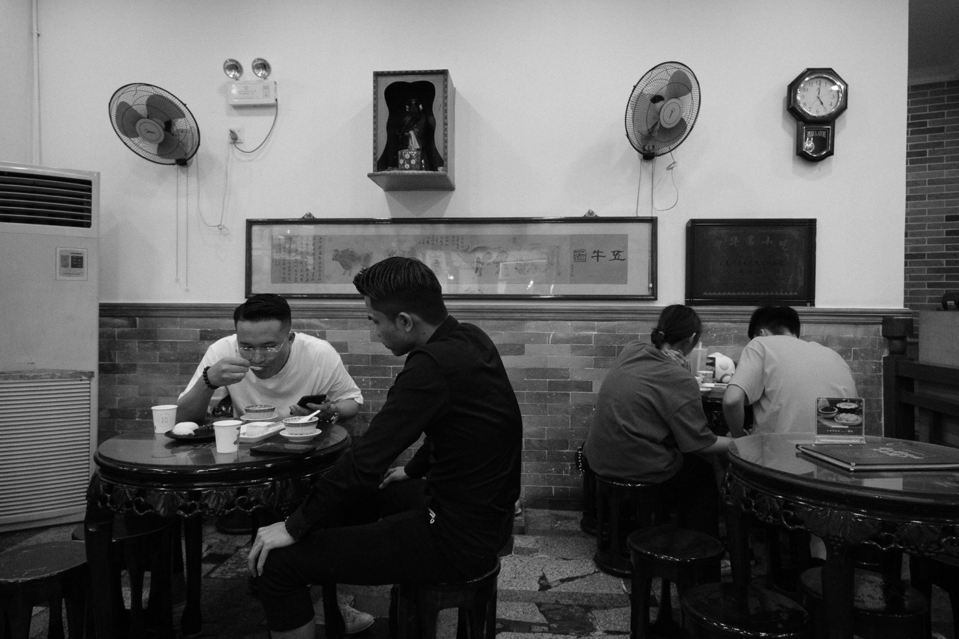 black and white china street photography