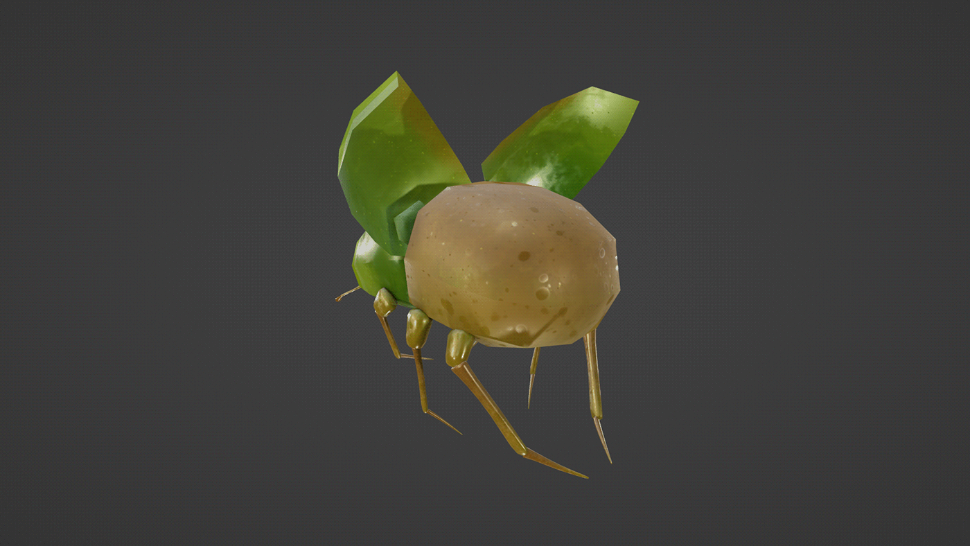 beetle bug insect insecto bicho escarabajo 3D animated sanjuan