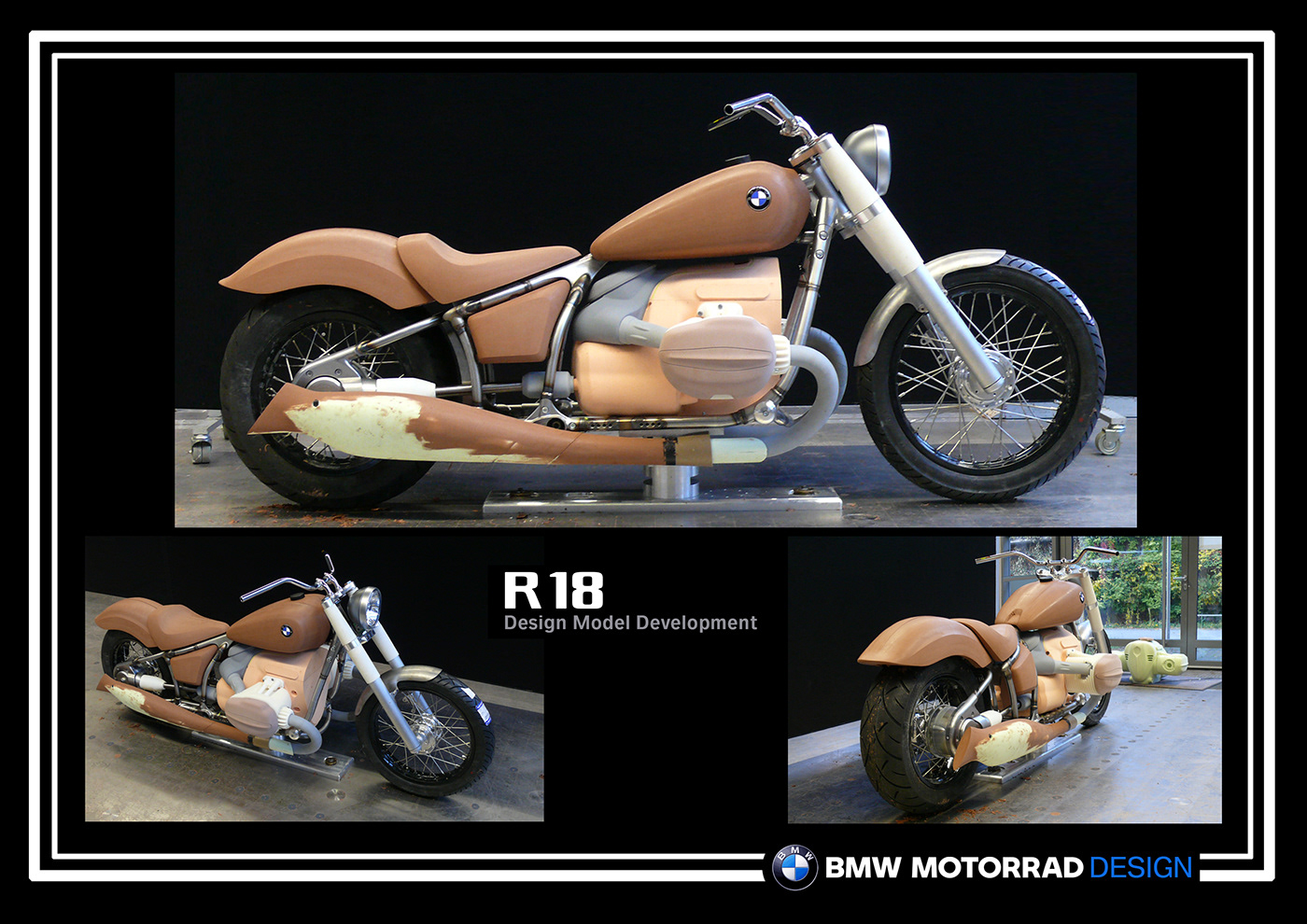 automobile design BMW BMW R18 industrial design  motorcycle design product design  Transportation Design BMW Motorrad