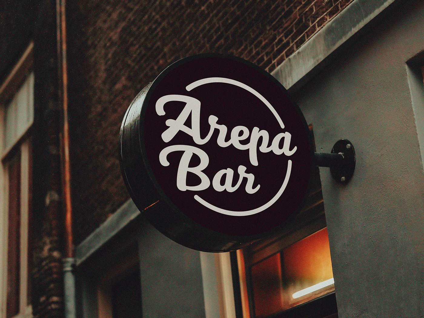 logo restaurant logo identity Logotype Arepa brand