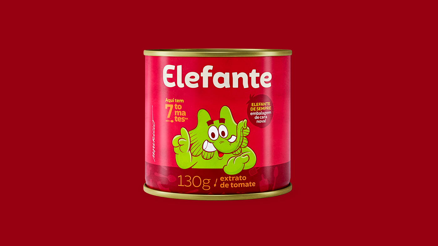 elefante extrato Tomato red sauce flavor taste elephant jotalhao Molho