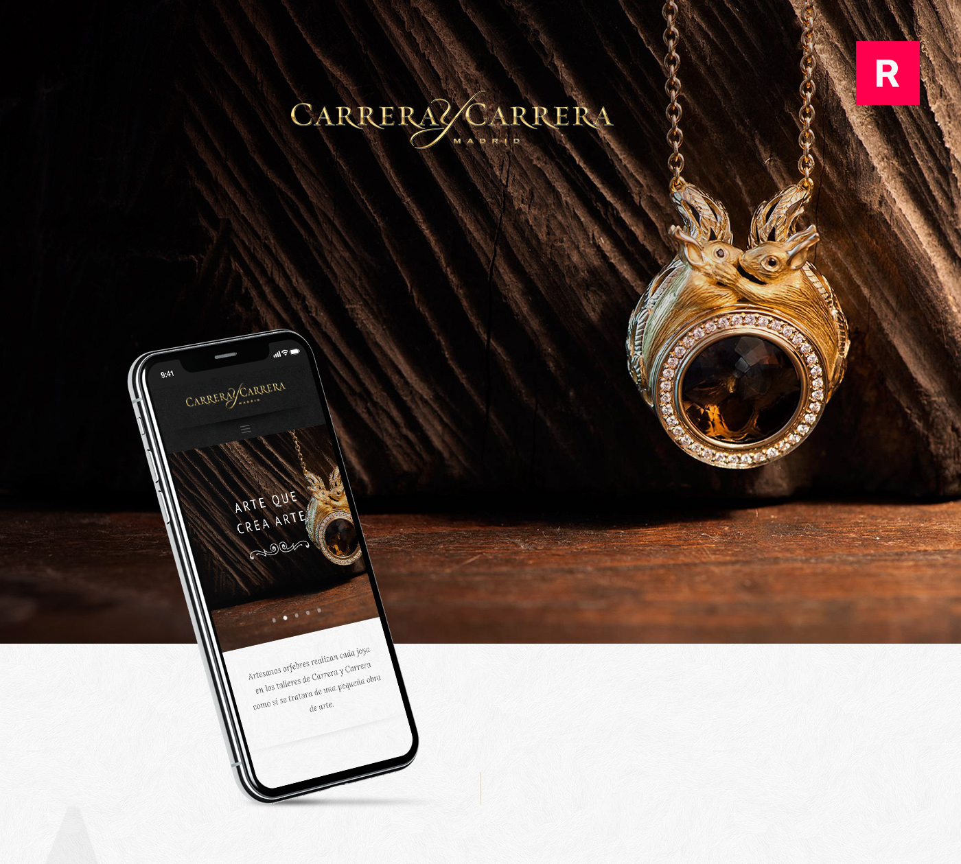 Responsive Web jewelry smartphone rwd ux Experience design luxury corporate agency artisan studio redbility