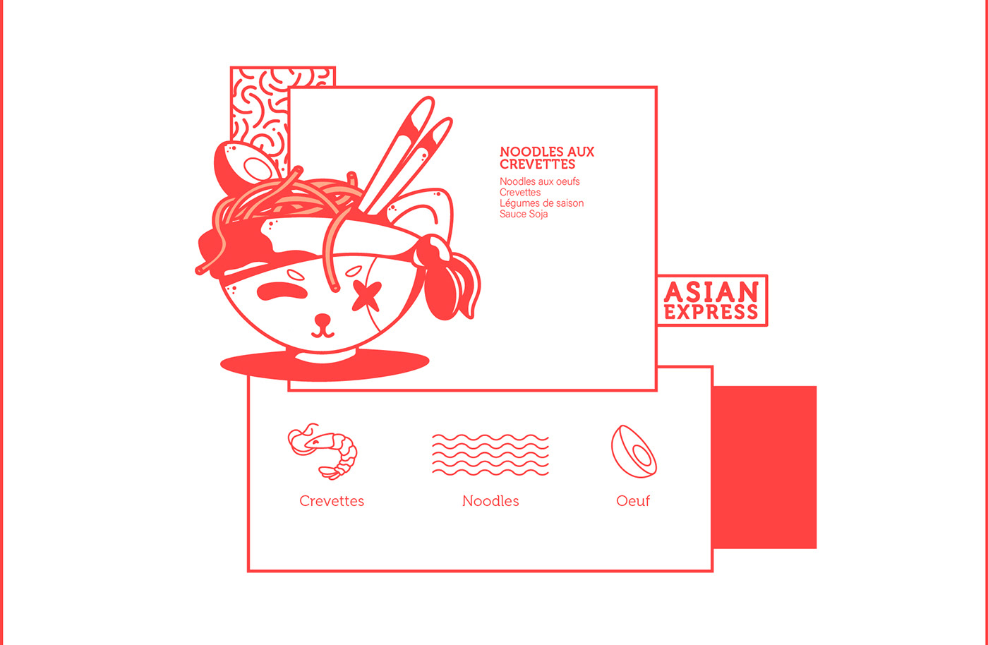 asian branding  cards identité ILLUSTRATION  japan noodles print restaurant visual identity