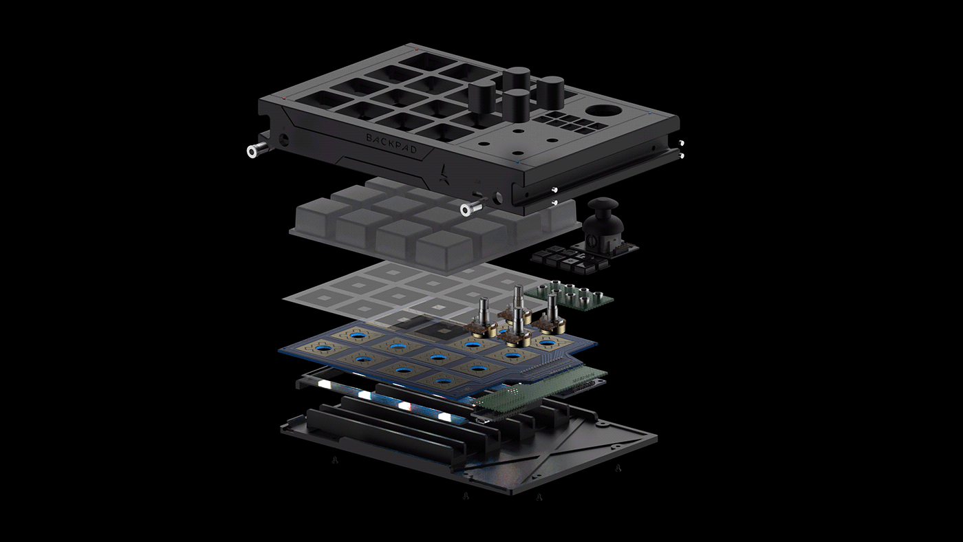 MIDI controller Musical Instrument industrial design  PCB design Arduino music beatmaking Music Production UEMG