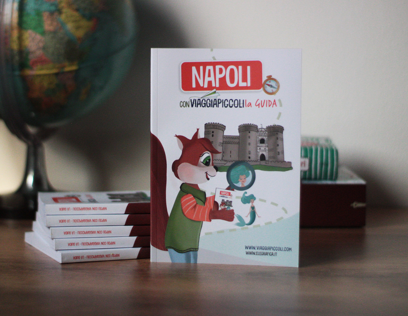 bambini cartoon Character design  digital illustration guida illustrazione mascotte NAPOLI viaggi
