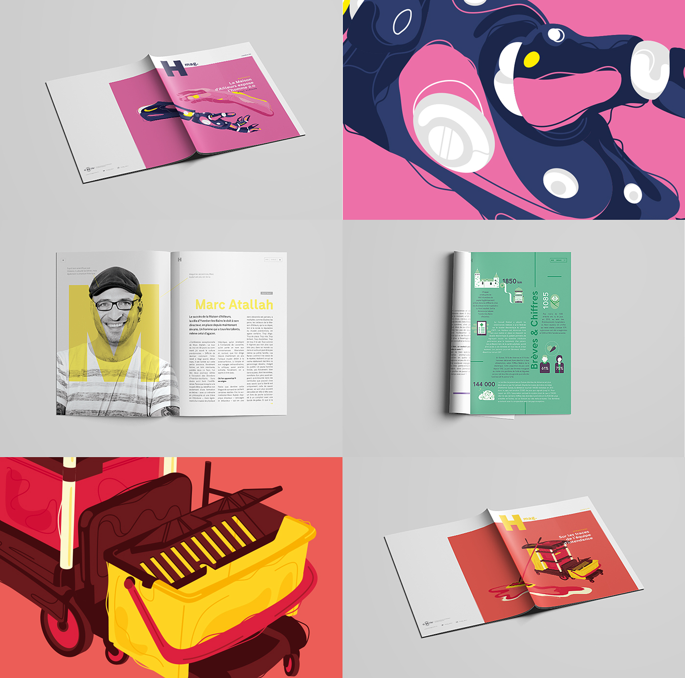 magazine ILLUSTRATION hospital print journal