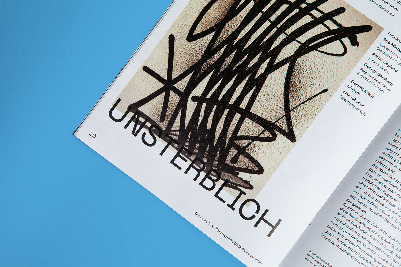 KontextKommunikation Grafikdesign ILLUSTRATION  typografie editorialdesign ludwigshafen orchester konzert