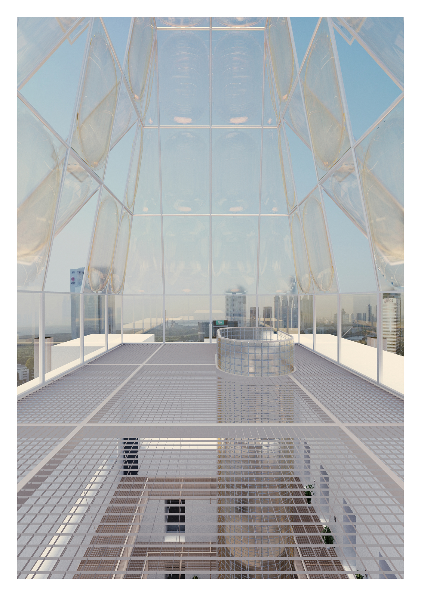 skyscraper Outdoor indoor Render 3ds max corona architecture 3D Rhino 3D