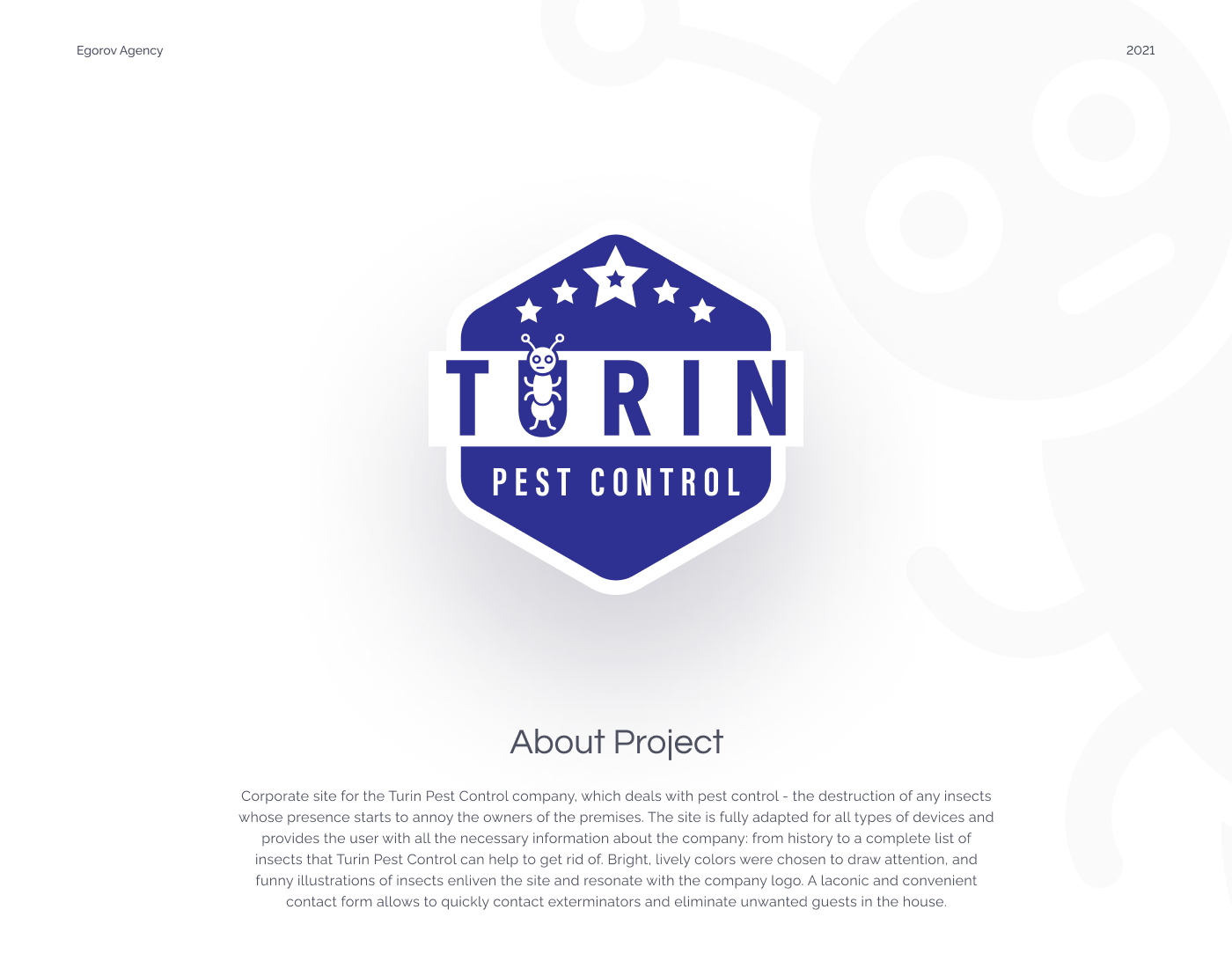 blue corporate green insect Pest Pest Control UI ux Web Webdesign