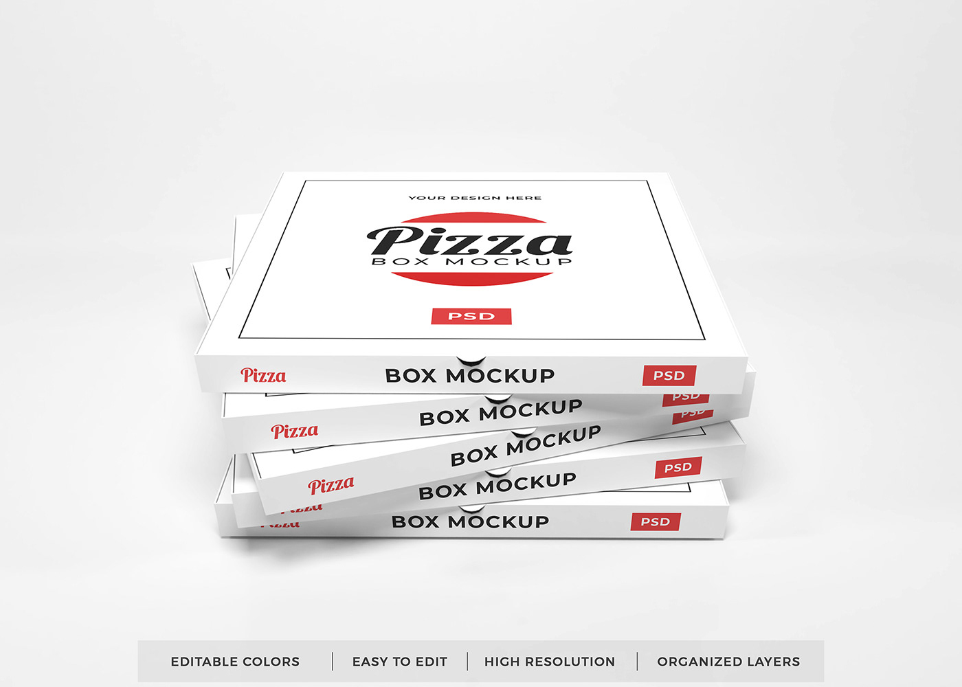 box download free free mockup  free psd freebie Mockup new Pizza psd