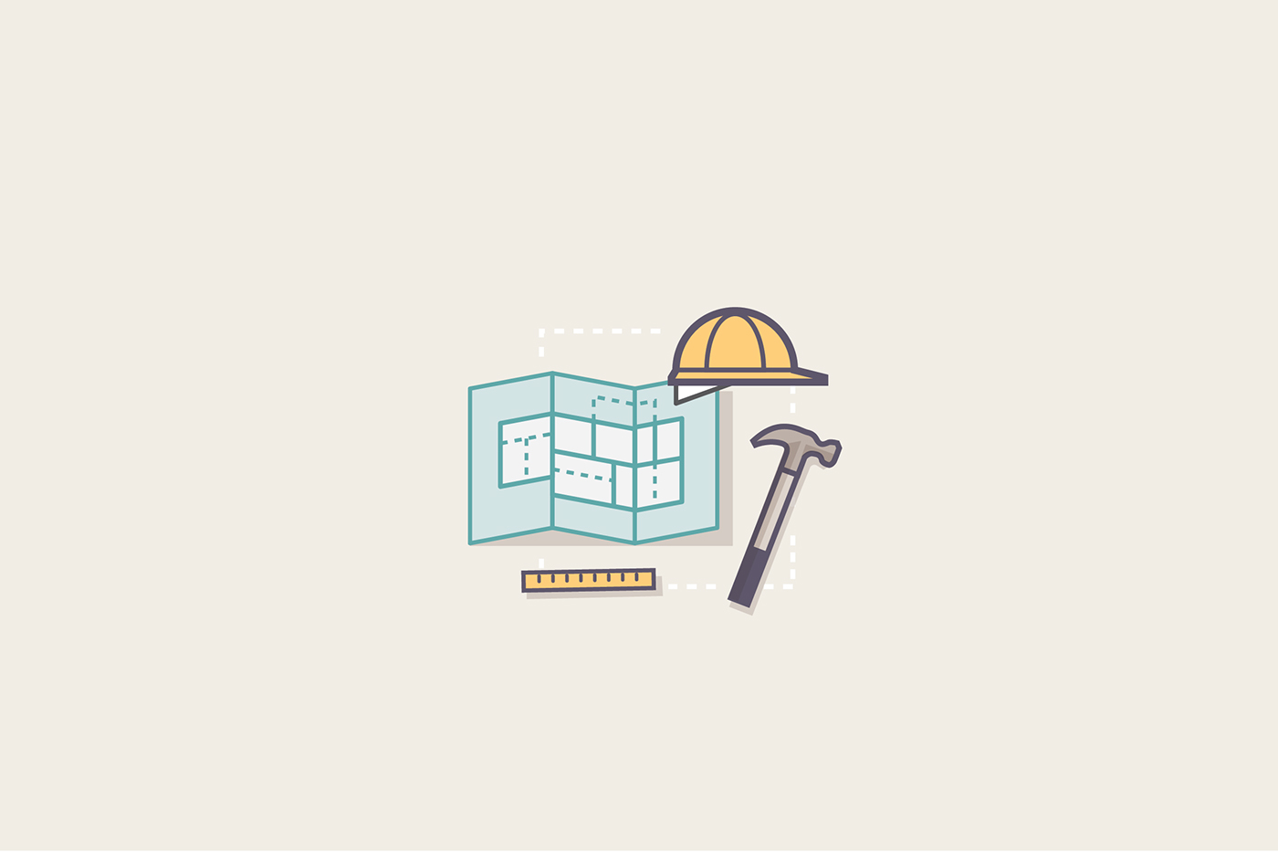 icons construction Homes ILLUSTRATION  remodel