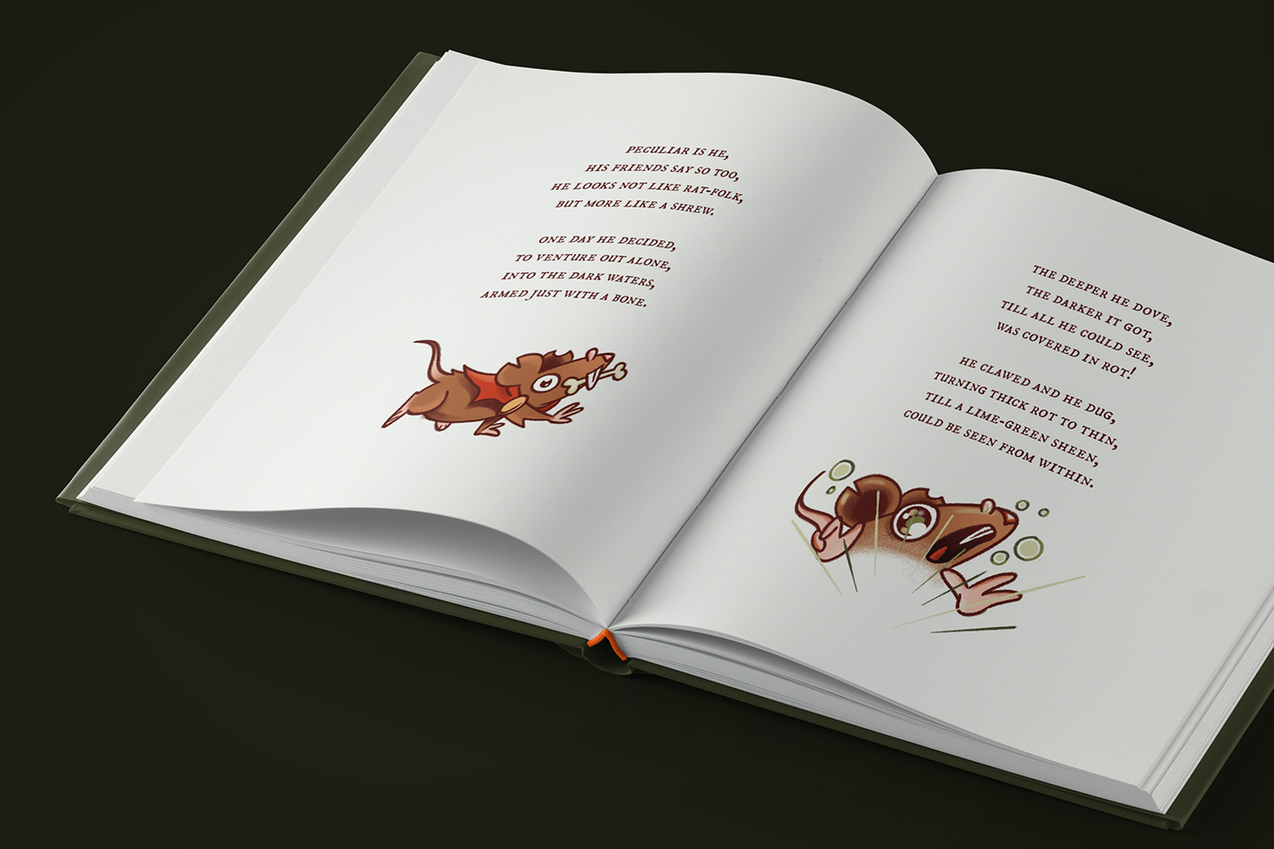 Book Cover Design characters childrens book cute Illustrated book Skaven Warhammer Character design  fantasy Magic  