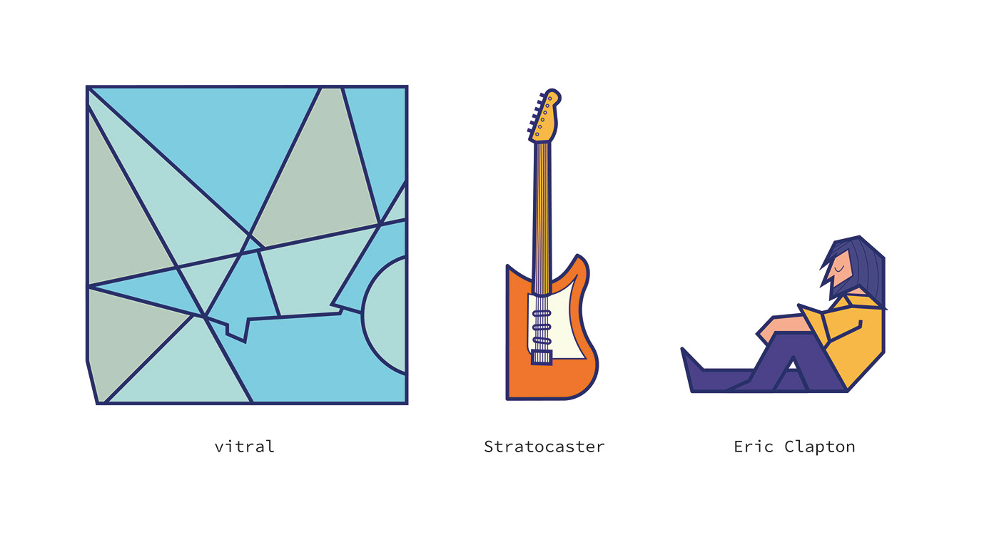 rock ilustration guitar Eric Clapton music artwork musica diseño stratocaster