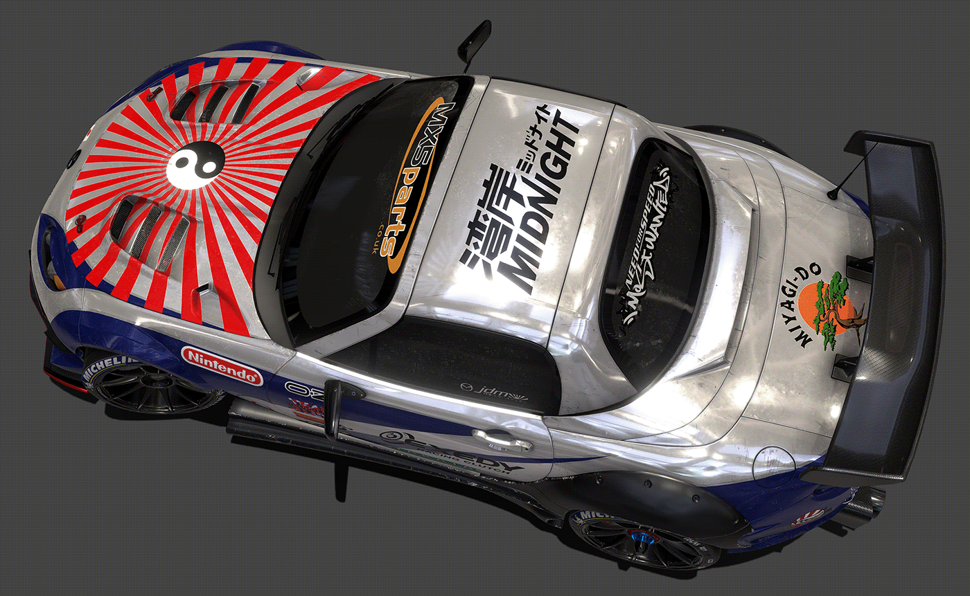 3D customized Livery mazda Mk3 most wanted mx-5 needforspeed nfs Racing