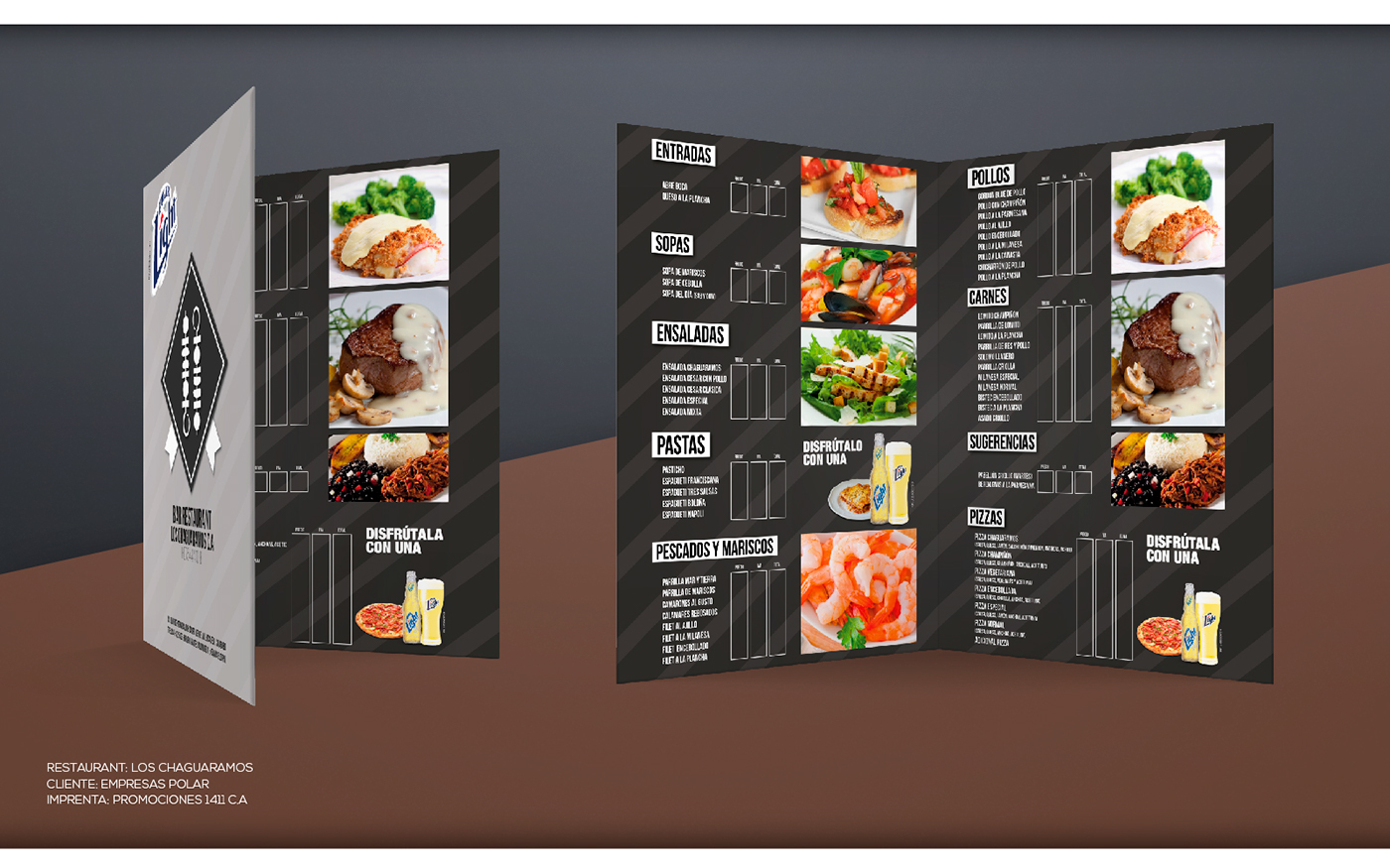 diseño diseño gráfico Diseño editorial menu restaurant  restaurant Food 