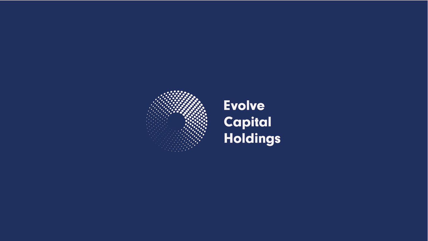 Investment capital banking branding  long term Bank financial trust blue evolve