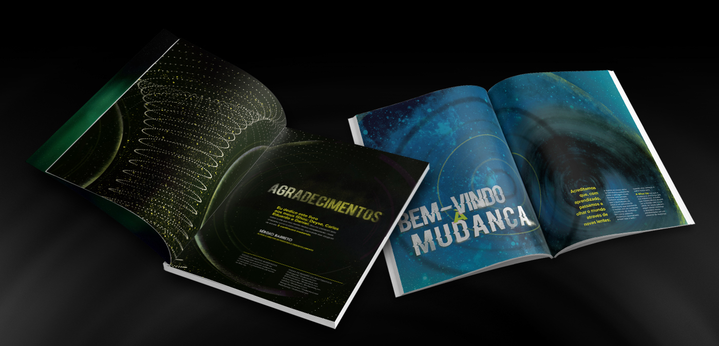 universe editorial book design Material Didático projeto gráfico wise up Space  Aurora Borealis English School