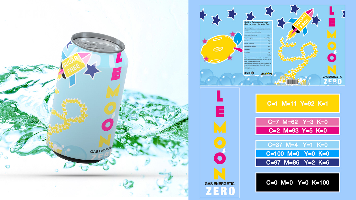 bebida drink Packaging visual identity brand Logo Design
