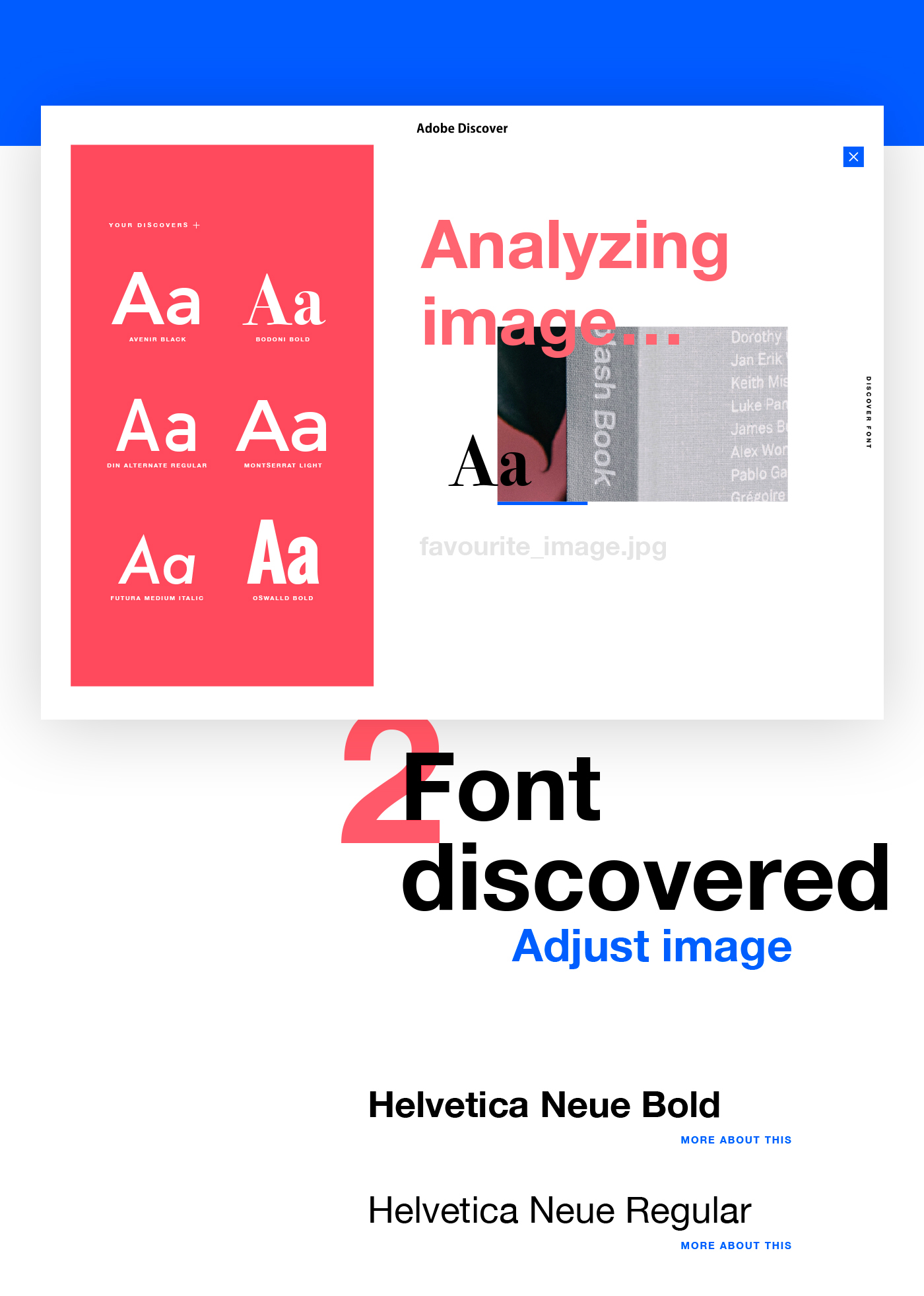 app ux UI concept adobe Web font typography   search product