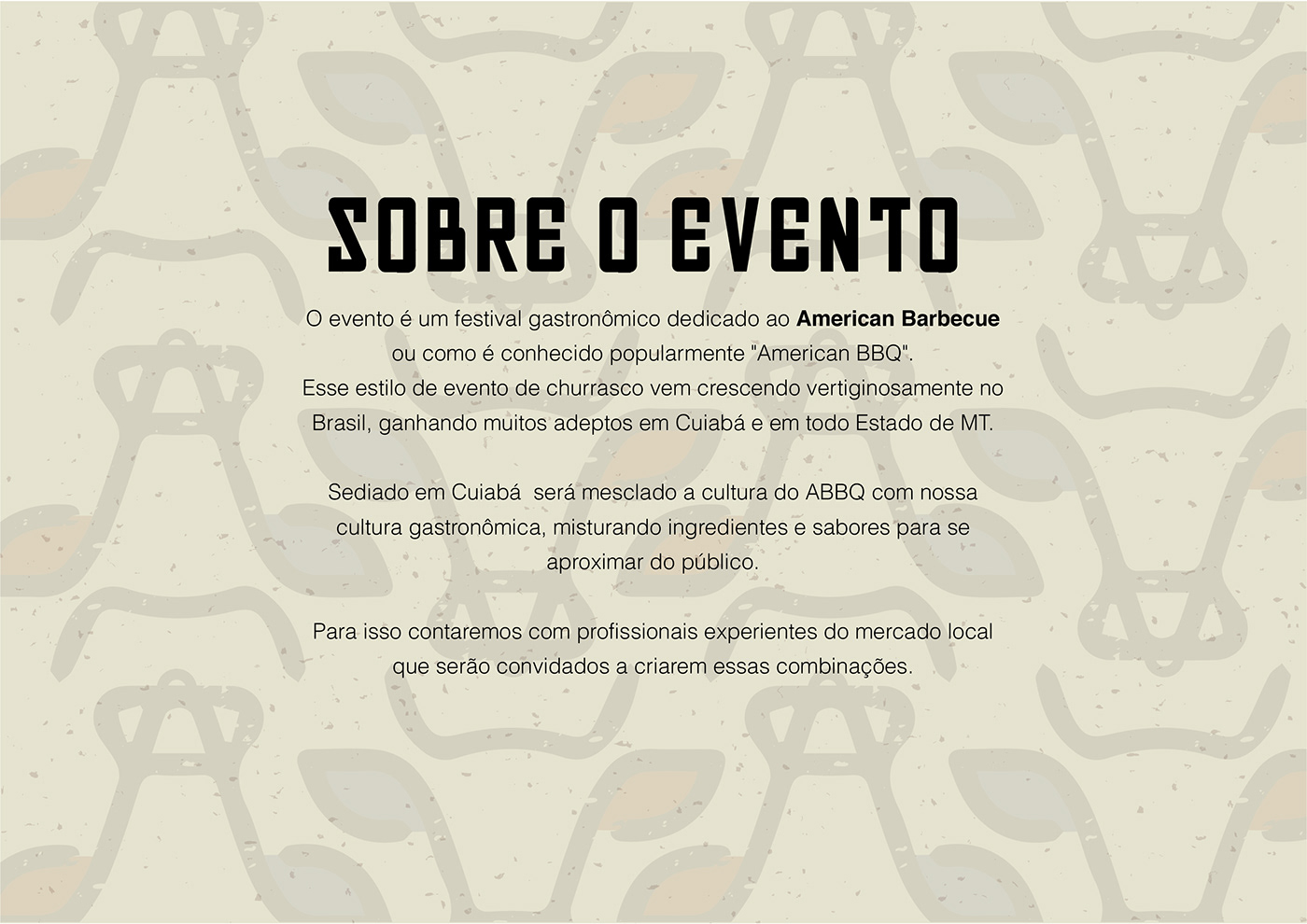 BBQ brisket carne Cuiabá Evento festival identidade visual logo marca Mato Grosso